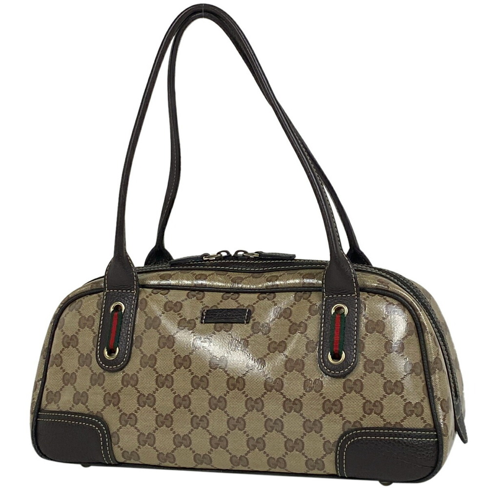 Gucci GG shoulder bag handbag Sherry web canvas beige brown